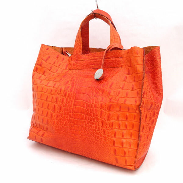 良品 FURLA 型押し ハンドバッグ トートバッグ エナメル パテント 人気 楽天市場】【バッグ】FURLA フルラ 型押しクロコダイル クロコ調