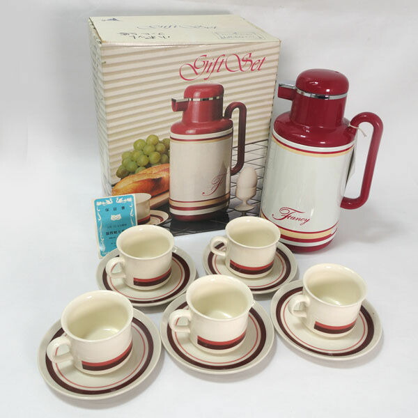 【価格見直し】【2026/04/13】ヨットマホービン ◆【セット】ヨット/ファンシーコーヒーセット(ポット C&S5客) LR-50 雑貨 アンティーク コレクション ギフト【未使用】