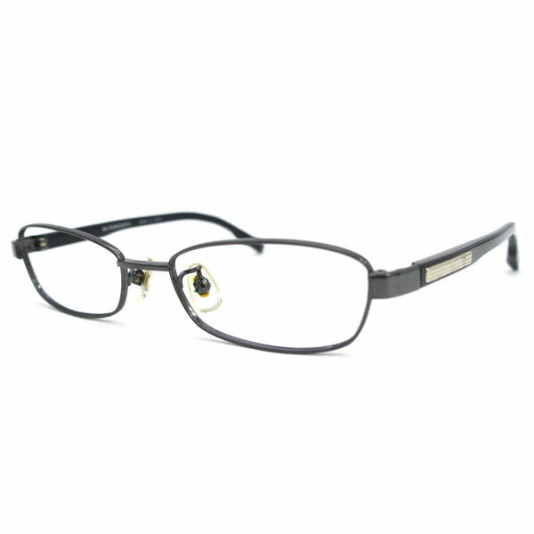 BURBERRY / バーバリー ■眼鏡 チタン 水晶体なし眼鏡 入れもの付き添い人 B-3524J BIC 【黒眼鏡/眼鏡/メガネ】 ブランド名【中古】