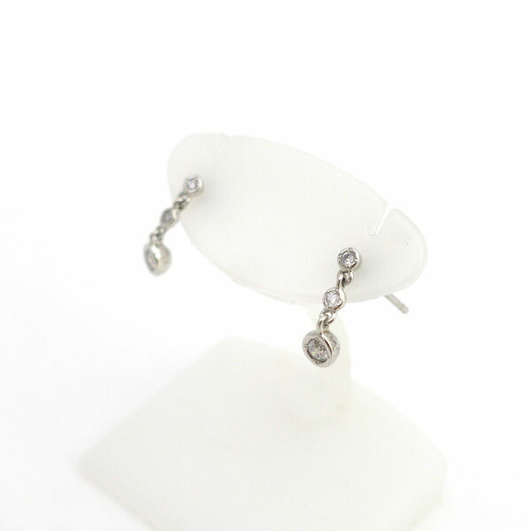 VENdOMEAOYAMA クリスティーヌ　プラチナ　ダイヤピアス　※片耳　美品 290290_1_wm.jpg