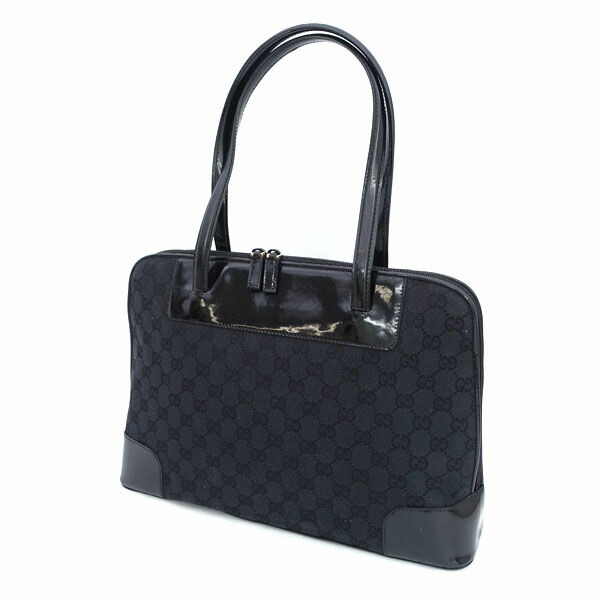 超美品グッチ☆エナメルトート送料無料ブラック 楽天市場】【GUCCI】グッチエナメル レザー トート ショルダーバッグ