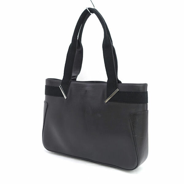 GUCCI レザーバッグ Gucci Vintage FW2003 tom ford Bamboo Hand bag Tote Leather Black