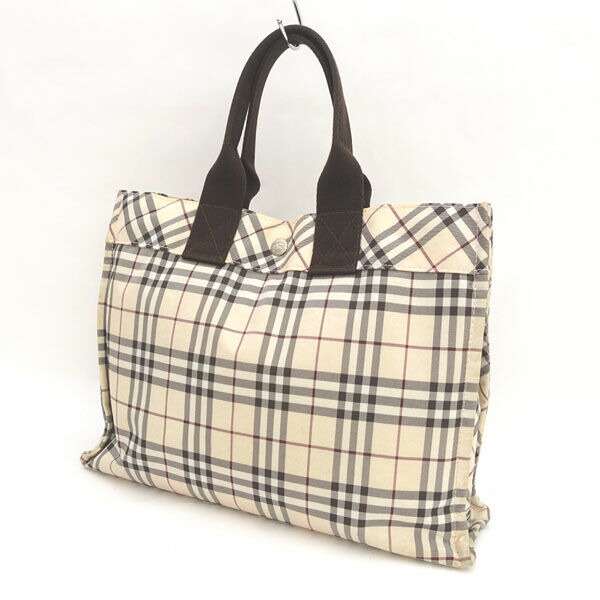 BURBRRY BLUE LAVEL ノバチェック　舟形トートバック BURBERRY BLUE LABEL バーバリーブルーレーベル ノバチェック