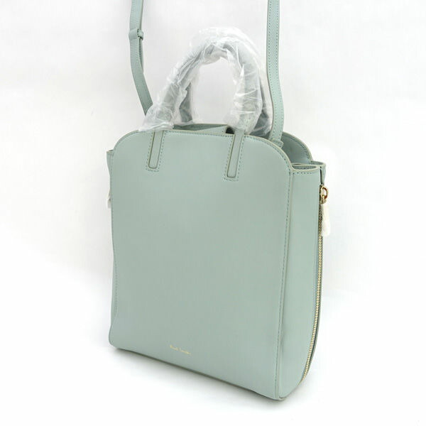 新品　ポールスミス　2way ハンドバッグ　ライトブルー　レディース　AW611 Paul Smith（ポールスミス）の「ミニボストン2WAYハンドバッグ(S
