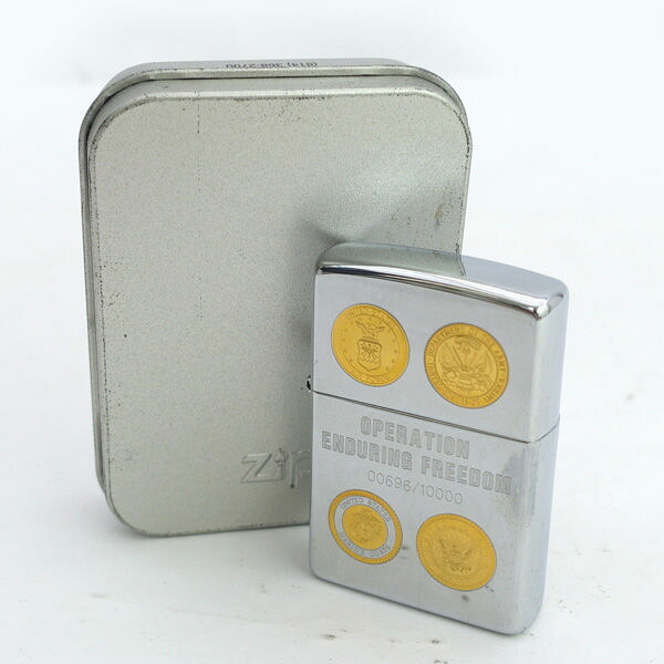 Zippo / ジッポ ◆OPERATION ENDURING FREEDOM/24K GOLD/2002年製/限定/未使用品 【喫煙具/煙草/タバコ/シガレット/ガス/オイル】 メンズファッション【中古】 ｜アーチェリー２（Ａｒｃｈｅｒｙ）