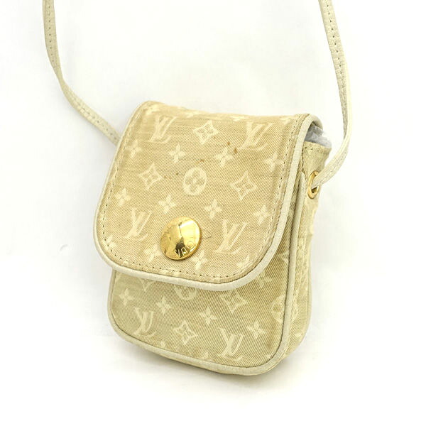 LOUIS VUITTON / ルイヴィトン ◆ミニラン ポシェット カンクーン デュンヌ ポーチ M95312 【バッグ/バック/BAG/鞄/カバン】 ブランド【中古】 29,072円