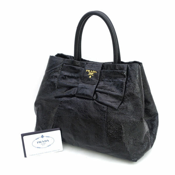 楽天市場】【バッグ】PRADA プラダ SAFFIANO VERNIC ハンドバッグ