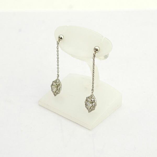◆Pt900/850 ピアス 0.25ct×2 計0.5ct 【イヤリング/ピアス/アクセサリー】 ブランド【中古】 32,647円