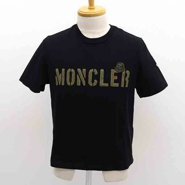 ★極美品★ モンクレール　伊勢丹購入　Tシャツ　サイズM ブラック 極美品】MONCLER モンクレール 22年 コットン Tシャツ M