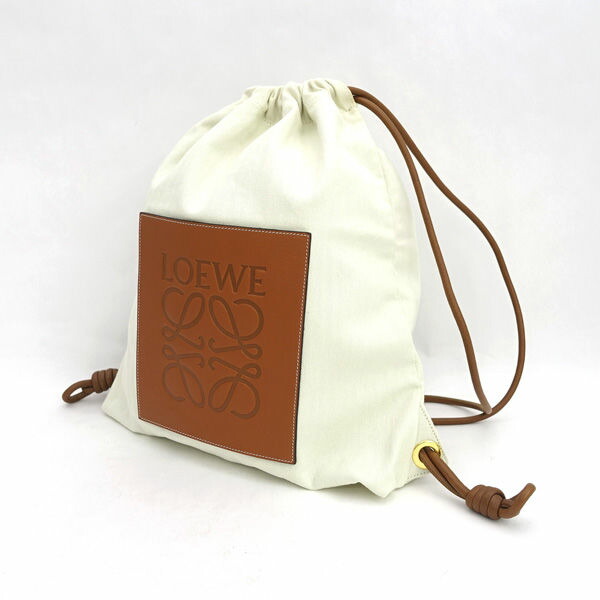 楽天市場】ロエベ ヤゴ/Yago・ナップザック/ブラウン/LOEWE【♀】【A