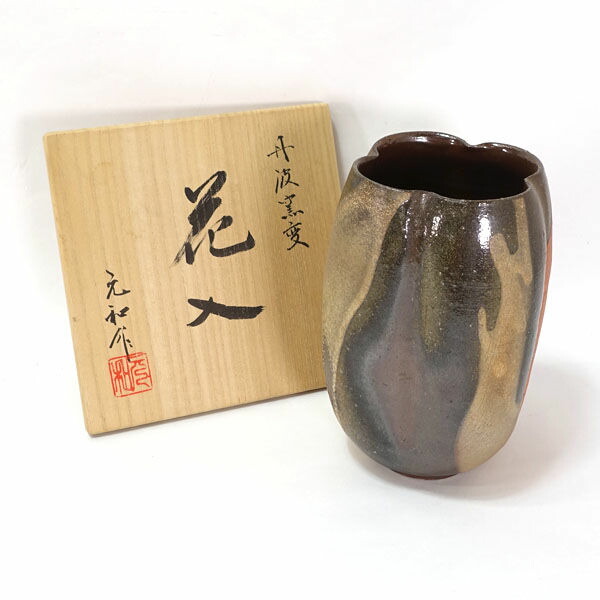 楽天市場】送料無料 厳かな風格 魅せる伝統器〈 白丹波窯変 葉(南天