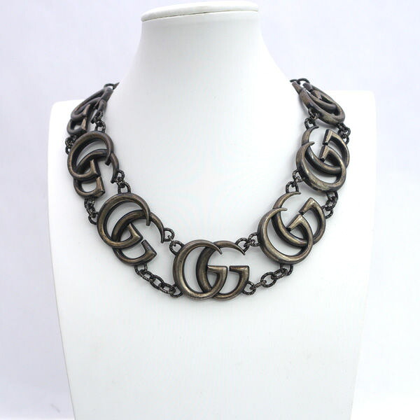 GUCCI / グッチ ◆GGマーモント ネックレス シルバー SILVER 925 【ネックレス/ペンダント/トップ/アクセサリー】 ブランド【中古】