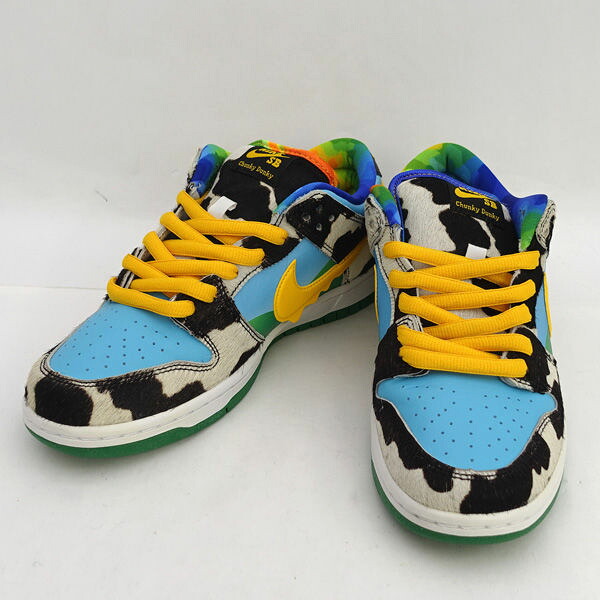 NIKE &times; Ben & Jerrys ◆SB ダンク ロー/ベン&ジェリーズ/チャンキーダンキー/25.5cm CU3244-100 【メンズ/MEN/男性/ボーイズ/紳士】【靴/クツ/シューズ/SHOES】 メンズファッション【中古】 ｜アーチェリー２（Ａｒｃｈｅｒｙ）