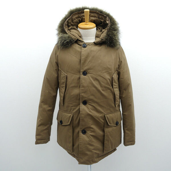 Woolrich &times; TOMORROWLAND ◆ダウンジャケット/コヨーテファー/ブラウン/サイズUS:M WOOU0384 【メンズ/MEN/男性/ボーイズ/紳士】 メンズファッション【中古】 ｜アーチェリー２（Ａｒｃｈｅｒｙ） 18,332円