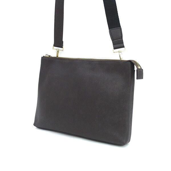 Paul Smith / ポールスミス ■クロスボディ ショルダーバッグ レザー ブラウン 【バッグ/バック/BAG/鞄/カバン】 ブランド【中古】 |アーチェリー2(Archery)