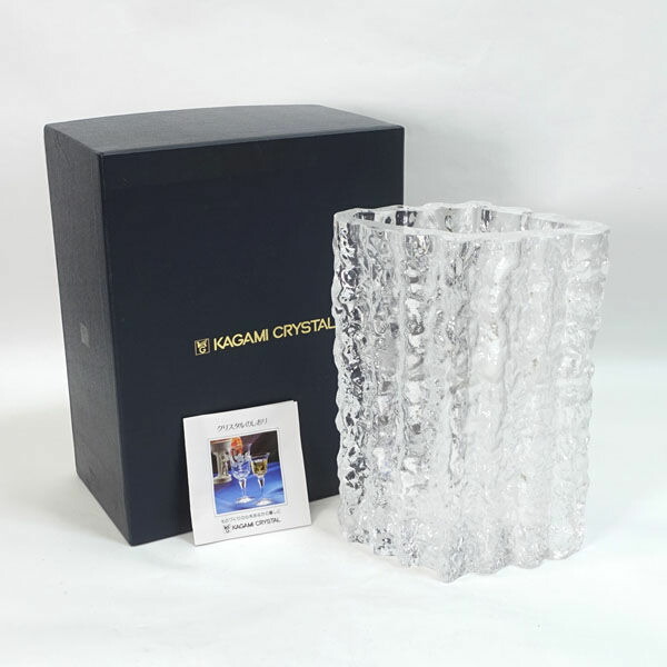 [新品未使用・超美品]KAGAMI CRYSTAL F291 楽天市場】KAGAM ICRYSTAL ◇【花器】カガミクリスタル/クリスタル