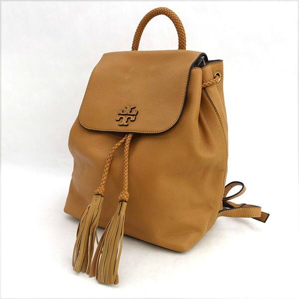 TORY BURCH / トリーバーチ ■リュック バックパック レザー ライトブラウン 【バッグ/バック/BAG/鞄/カバン】 ブランド【中古】 ｜アーチェリー２（Ａｒｃｈｅｒｙ）