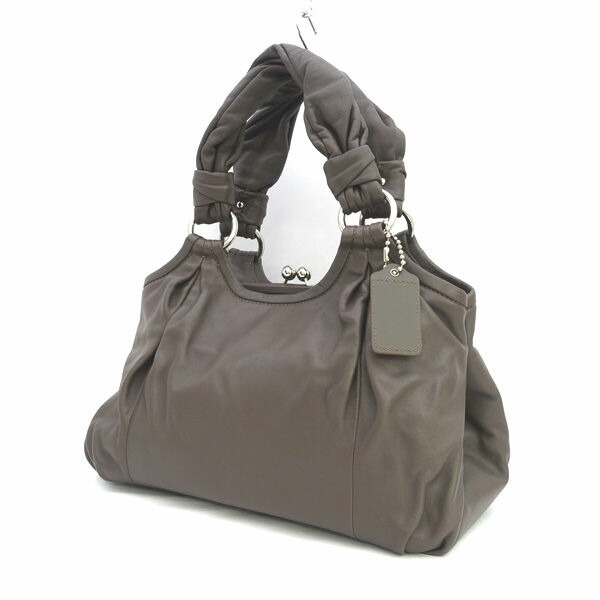 COACH がま口 2way バッグ シグネチャー signature bag COACH がま口 2way バッグ シグネチャー signature bag COACH がま口