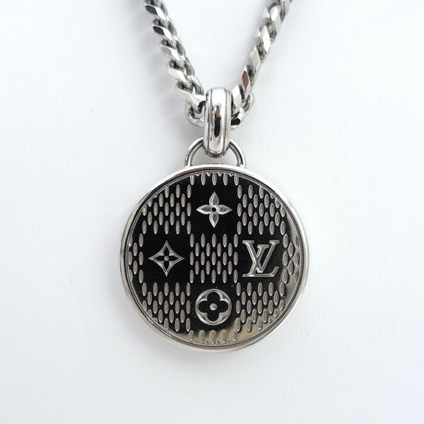 楽天市場】 ルイヴィトン LOUIS VUITTONペンダント・ダミエ ステープル