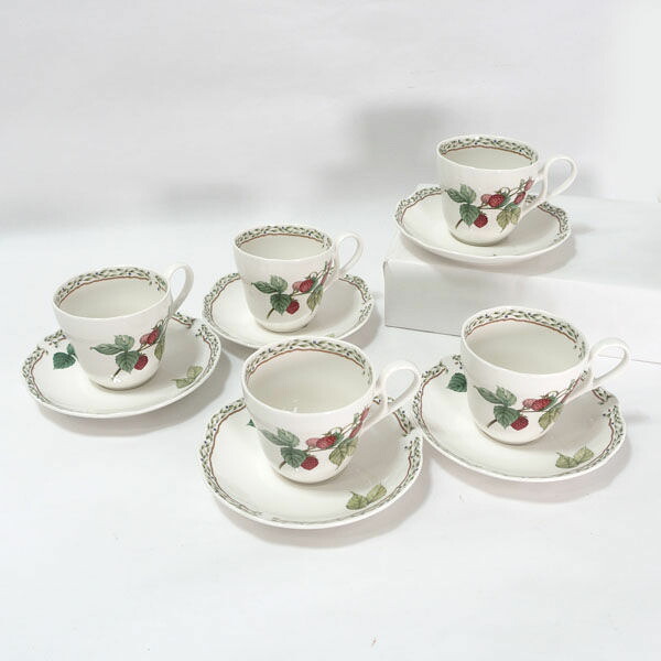 Noritake / ノリ竹 ◆【洋食器】ノリタケオーチャードガーデン 優勝杯\u0026平円盤(5客) 差し上げ物【中古】