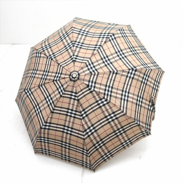 楽天市場】バーバリー BURBERRY 折り畳み傘 ノバチェック レッドx