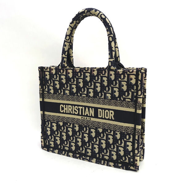 Christian Dior / クリスチャンディオール ◆オブリーク ディオール ブック トート スモール ハンドバッグ M1265ZRIW 【バッグ/バック/BAG/鞄/カバン】 ブランド【中古】