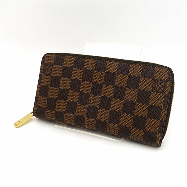 LOUIS VUITTON / ルイヴィトン ◆ジッピーウォレット ラウンドジッパー長紙入れ ダミエ N41661 【紙入れ/サイフ/ウォレット/wallet/硬貨】 ブランド名【中古】