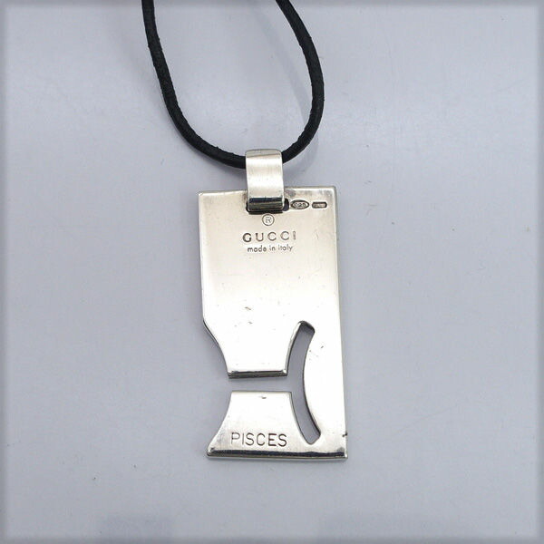 GUCCI / グッチ ◆星座 ネックレス 魚座 SILVER 925 【ネックレス/ペンダント/トップ/アクセサリー】 ブランド【中古】 |アーチェリー2(Archery)