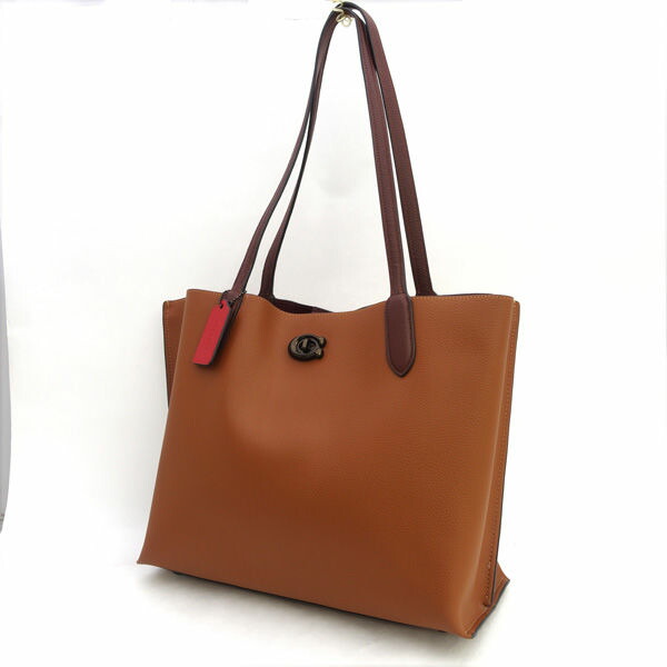 COACH / コーチ ◆ウィロウ トート カラーブロック ウィズ シグネチャー キャンバス L2039-C0692 【バッグ/バック/BAG/鞄/カバン】 ブランド【中古】