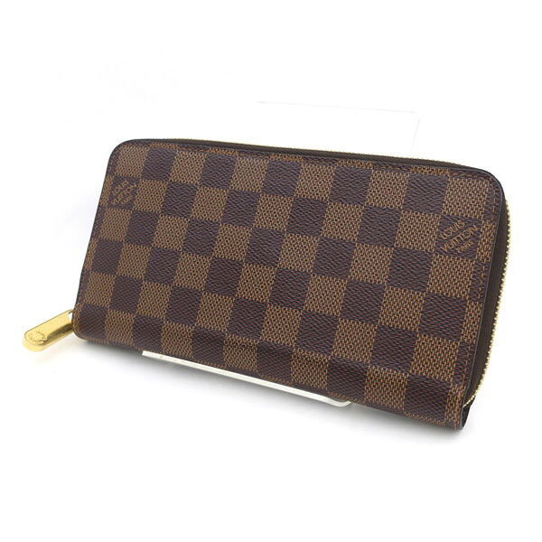 LOUIS VUITTON / ルイヴィトン ◆ジッピーウォレット ラウンドジッパー長紙入れ ダミエ N41661 【紙入れ/サイフ/ウォレット/wallet/硬貨】 ブランド名【中古】