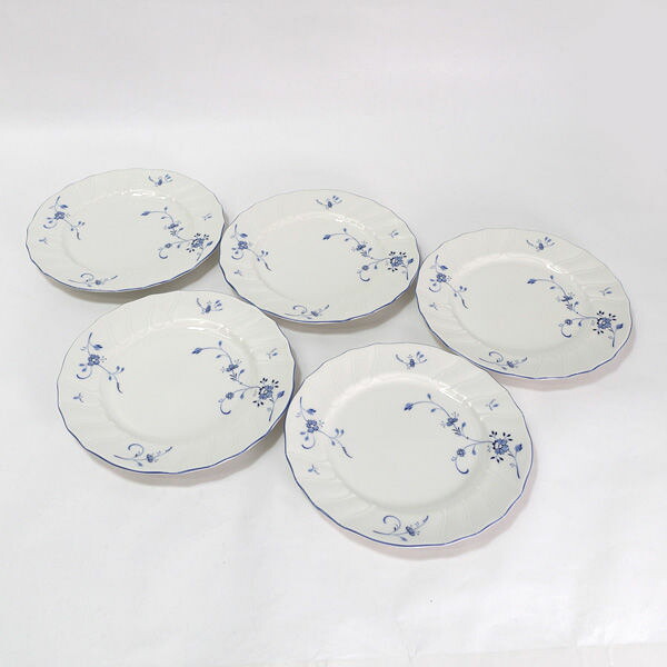 NIKKOxVILLEROY\u0026BOCH ◆【洋食器】ニッコーxビレロイボッホ/一皿仕掛ける(5枚組) 雑貨 アンティーク 差し上げ物【中古】