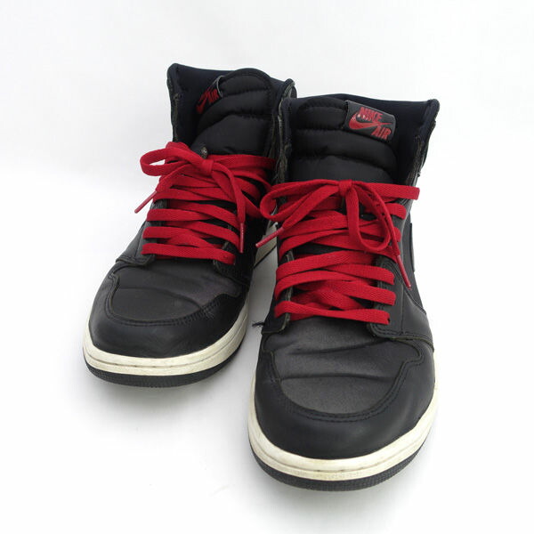 NIKE / ナイキ ◆エアジョーダン1 レトロ 御機嫌 OG/黒いこと×赤いこと/28.5糎 555088-060 【メンズ/MEN/成人男性/ボーイズ/成人男性】【靴/クツ/シューズ/SHOES】 メンズ流行り物【中古】