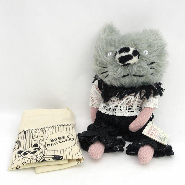 BOBBY DAZZLER ◆ぬいぐるみ/猫/猫/購入注文お手伝いさん品/引き舟付き添い人/一点物 レディース流行り物【中古】
