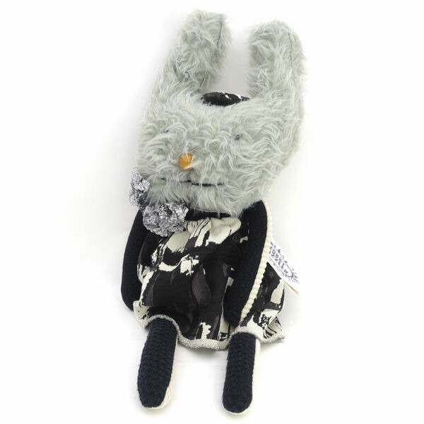 BOBBY DAZZLER ◆ぬいぐるみ/うさぎ/購入注文お手伝いさん品/引き舟付き添い人/一点物 レディース流行り物【中古】