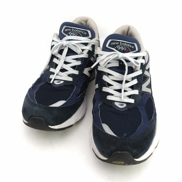 new balance / ニュー平衡にする ◆スニーカー/スエードクロス/990/米国海軍/USA製/28珊 M990NV6 【メンズ/MEN/成人男性/ボーイズ/成人男性】【靴/クツ/シューズ/SHOES】 メンズ流行り物【中古】