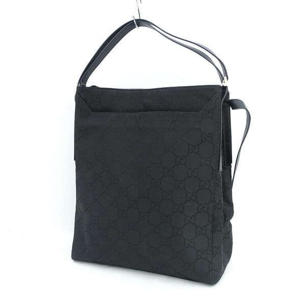 GUCCI / グッチ ■GG帆布 スプリーム ２WAY トート ショルダーバッグ 黒いこと 0021043 【御徒面子/うしろ側/BAG/鞄/鞄】 ブランド名【中古】
