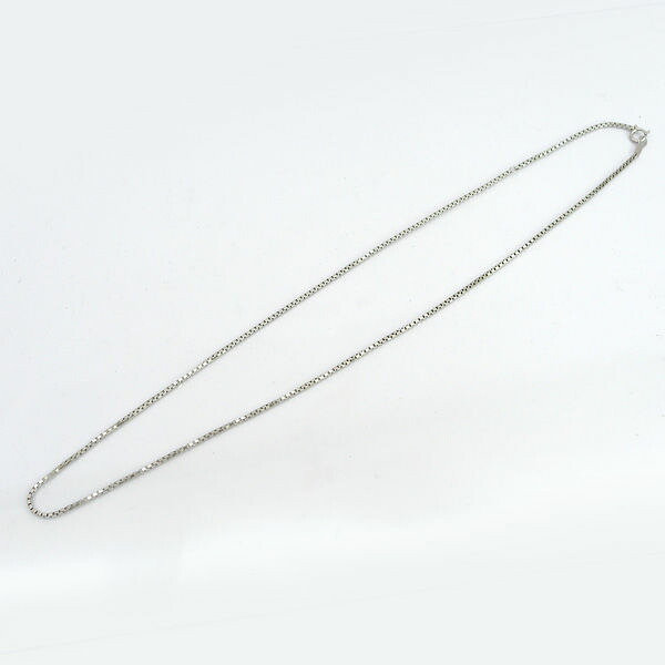 ◆Pt850 ベネチアン ネックレス 50.5ｃｍ プラチナ チェーンのみ 【ネックレス/ペンダント/トップ/アクセサリー】 ブランド【中古】 ｜アーチェリー２（Ａｒｃｈｅｒｙ）
