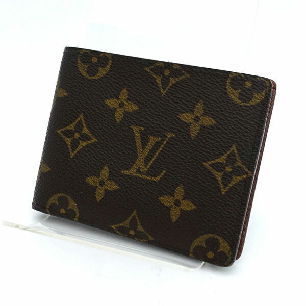LOUIS VUITTON / ルイヴィトン ◆二つ折り紙入れ モノグラム ポルトビエ9カルトクレディ M60930 【紙入れ/サイフ/ウォレット/wallet/硬貨】 ブランド名【中古】