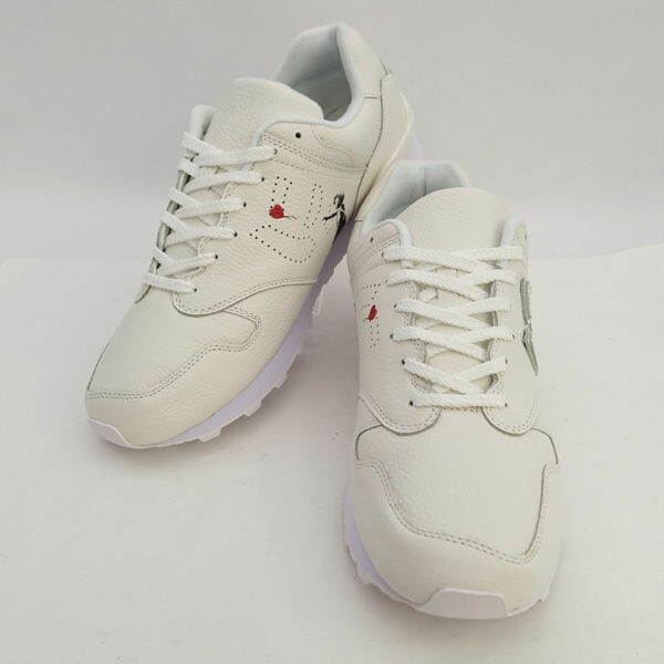 SANGACIO / サンガッチョ ◆スニーカー/BRANDALISED/にゅ～ず/PURE WHITE/28.5ｃｍ 【メンズ/MEN/成人男性/ボーイズ/成人男性】【靴/クツ/シューズ/SHOES】 メンズ流行り物【中古】