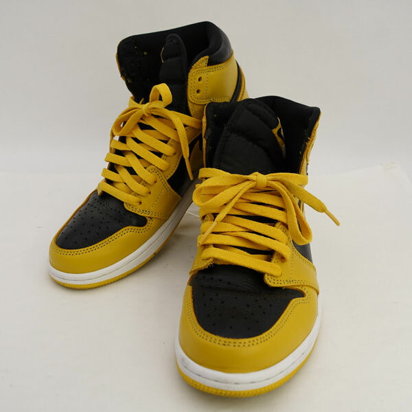 NIKE / ナイキ ◆AIR JORDAN 1 RETRO HIGH OG/黄色/26ｃｍ 555088-701 【メンズ/MEN/成人男性/ボーイズ/成人男性】【靴/クツ/シューズ/SHOES】 メンズ流行り物【中古】