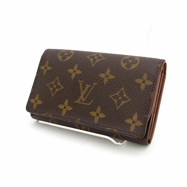 LOUIS VUITTON / ルイヴィトン ◆ポルトフォイユ トレゾール L字チャック札入れ モノグラム M61736 【札入れ/サイフ/ウォレット/wallet/鋳貨】 ブランド名【中古】