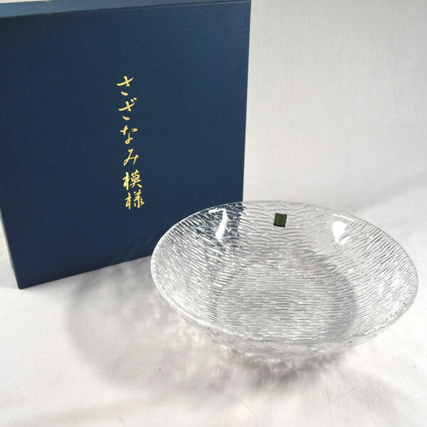 楽天市場】HOYA・クリスタル フラワー レリーフ皿 皿立て付【大皿・花