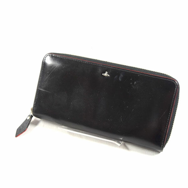 新品★ヴィヴィアンウエストウッド★カラーブロックラウンドジップ長財布★ブラック黒 Vivienne Westwood 長財布 メンズ 財布 ヴィヴィアン ウエスト