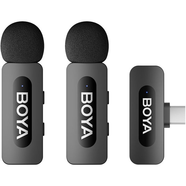 【正規販売店】BOYA 新品アウトレット(箱不良／未使用新品) ワイヤレスマイク エントリーモデル ノイズキャンセリング機能搭載 BY-V20