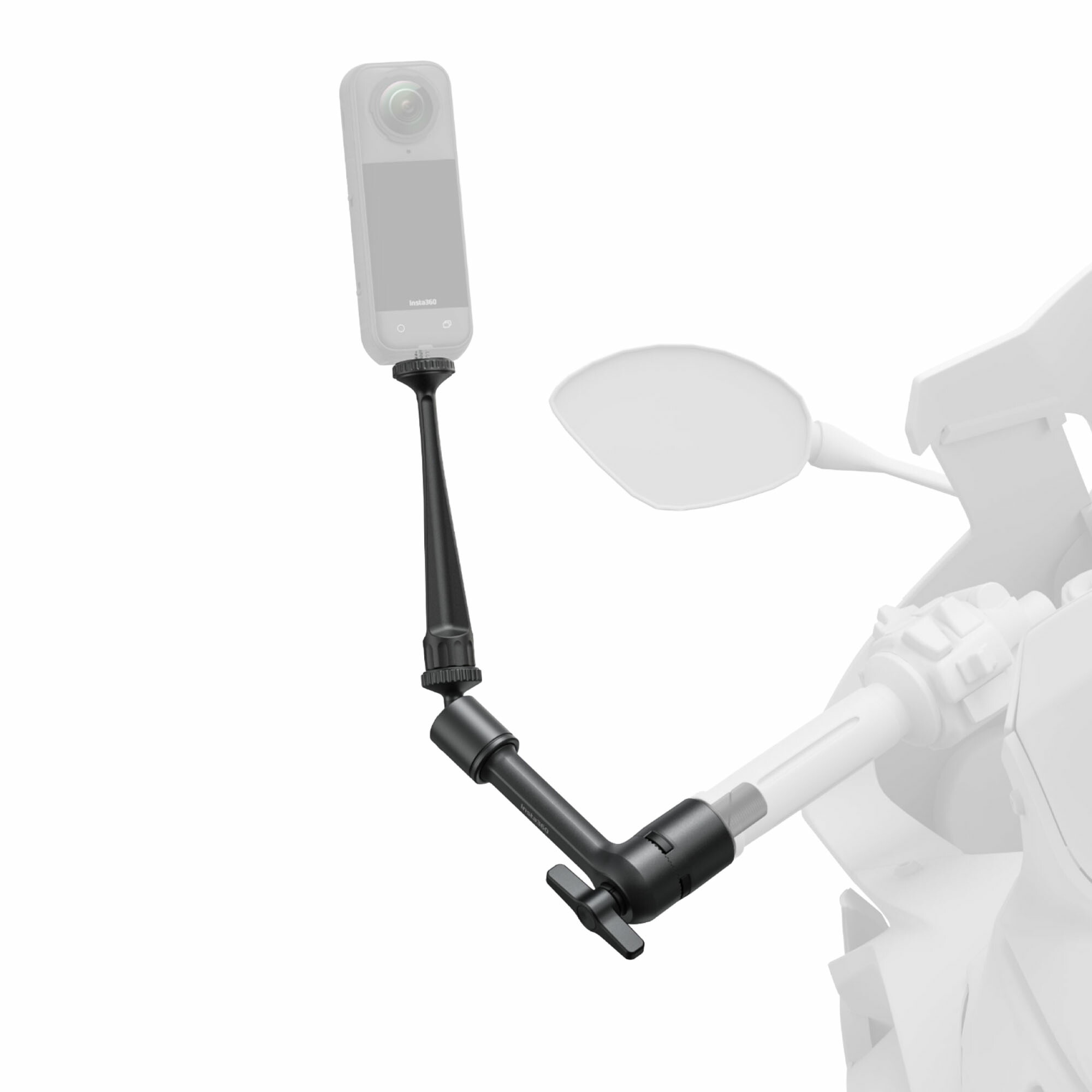 Insta360 新品逃げ道(箱不具合のある／未当てはめる新品) 自動二輪車用神通力腕 黒いこと CINSEAVW 国内定まり品