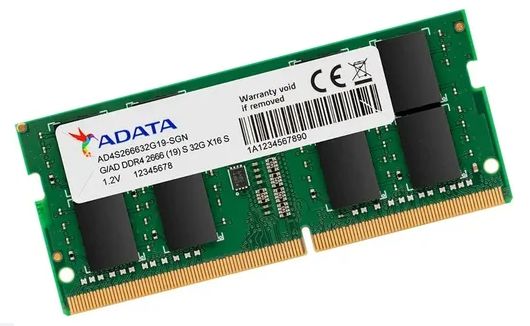 ADATA エイ資料 パソコン4-21300 DDR4-2666 32GB 万覚え帳用記憶装置 260pin Unbuffered SO-DIMM 1.2V AD4S266632G19-SGN