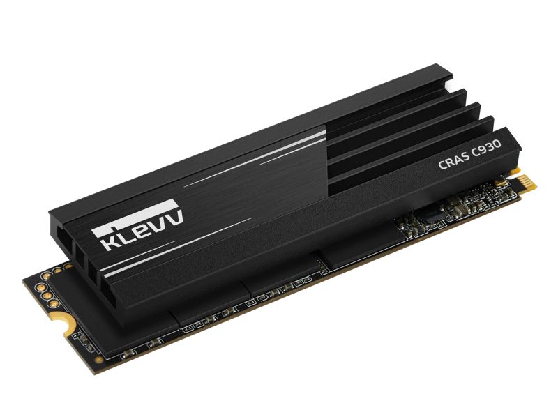 エッセンコアクレブ KLEVV リファービッシュ 6ヶ月引き請ける SSD 2結核症 CRAS C930 M.2 NVMe PCIe Gen4x4 3D TLC NAND (読み込む：7400MBs 書込：6800MB/s) K02TBM2SP0-C93