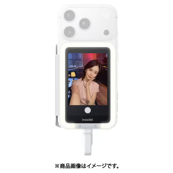 Insta360 新品逃げ道(箱不具合のある／未当てはめる新品) 隙間 ともし火付き添い人 自撮り映写幕 CINSFAVE-01 国内定まり品