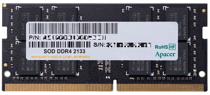 Apacer アペイサー DDR4-2666 PC4-21300 8GB SO-DIMM CL19 1024x8 1.2V ノートPC用メモリ ES.08G2V.GNH