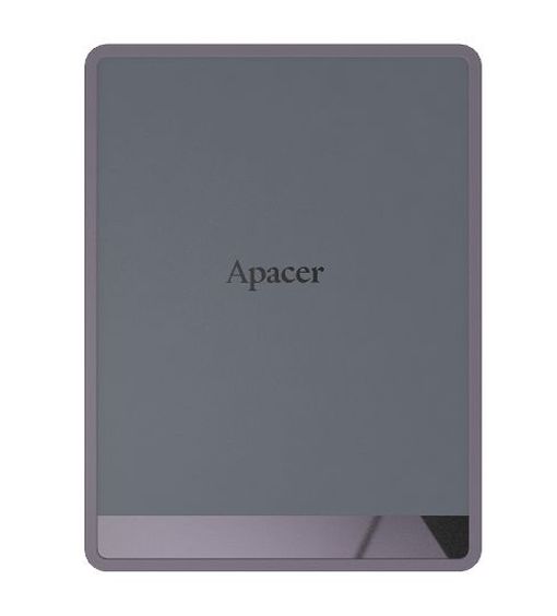 Apacer AS724 ポータブル 外付 SSD 1TB  USB 3.2 Gen2 USB-C リード／ライト 最大 500MB/s (カラー：モーヴ／ライトグレー) AP1TBAS724M-1